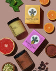 Nopalera Tangerine Body Polish texture close-up showing the natural exfoliating scrub