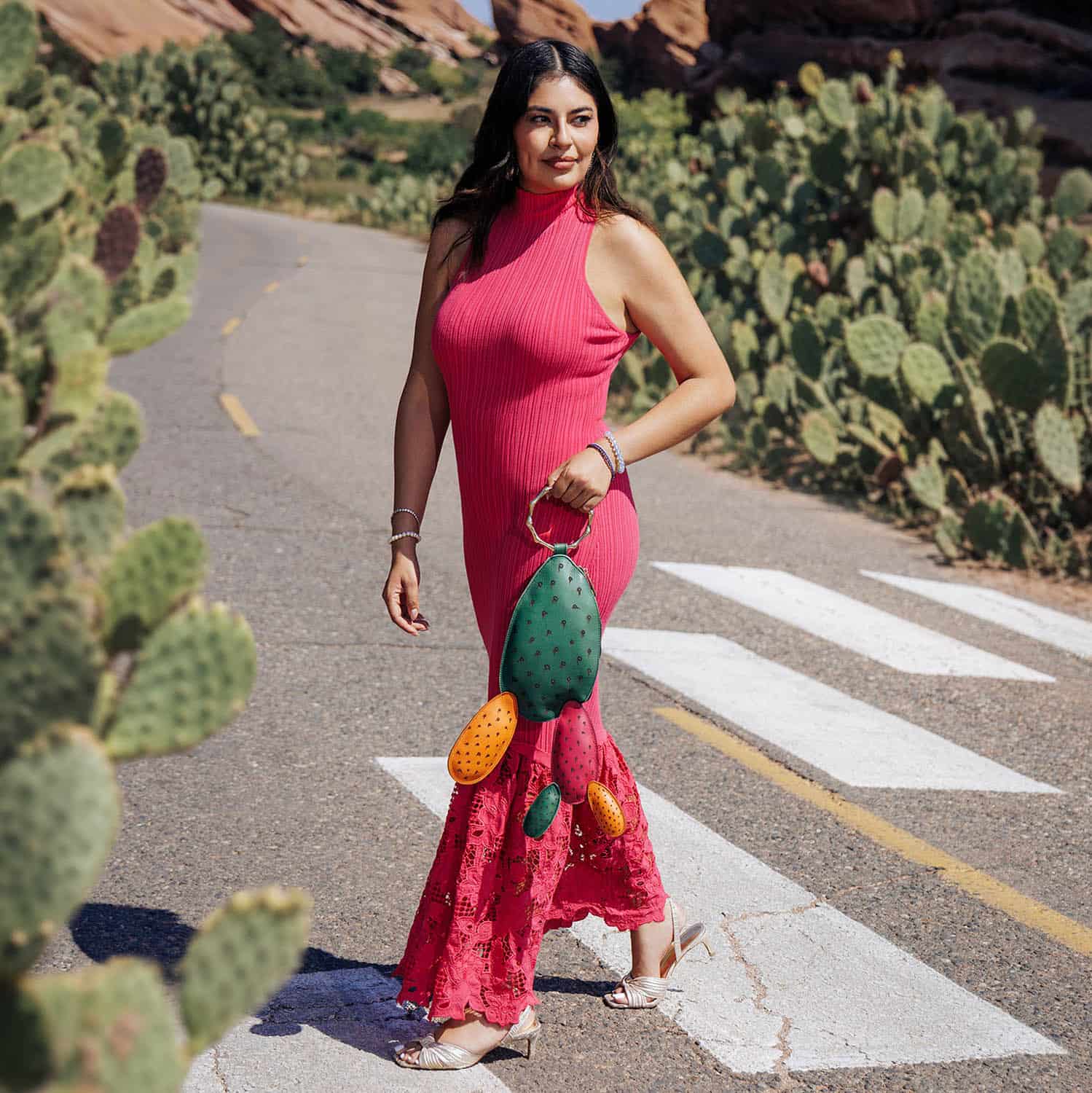 Carlota Cactus Handbag + Nopalera Gift Set | Nopalera