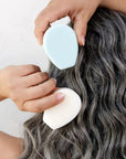 Moisturize and Shine Hair Bar Set being used in shower