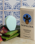 Nopalera Moisturize and Shine shampoo bar in a lifestyle setting