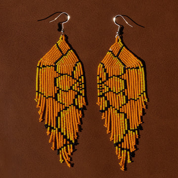 Cempasúchil Beaded Earrings