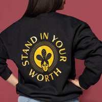 Stand In Your Worth Crewneck Sweatshirt